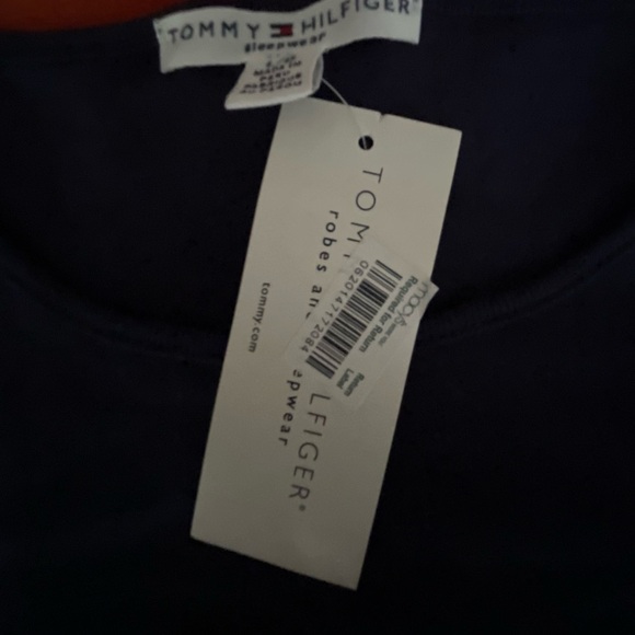 Tommy Hilfiger Flag Sleep Shirt | Camisón Azul - Picture 5 of 5